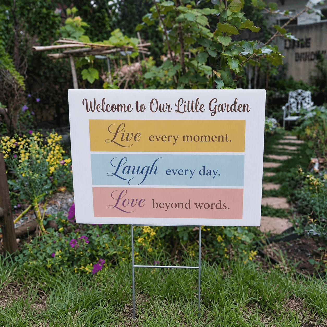 Corrugated Plastic Yard Sign