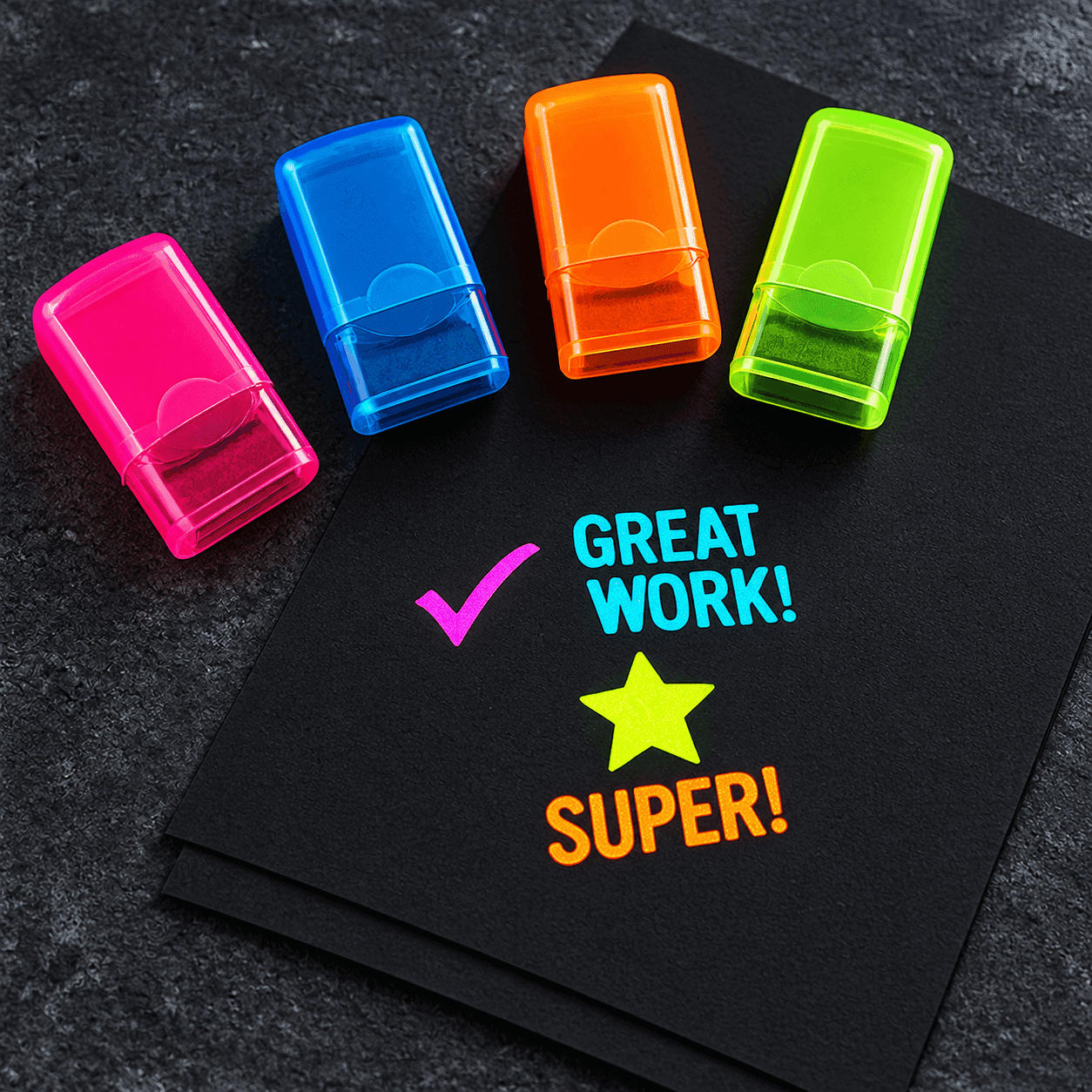 Flashy Pre-Inking Stamps