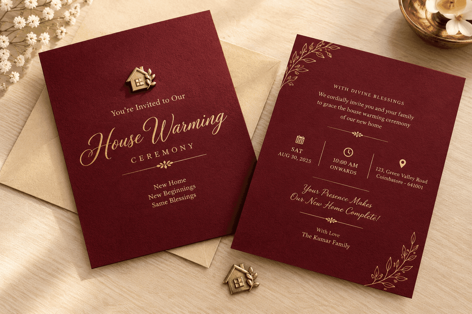 Housewarming Invitation Cards