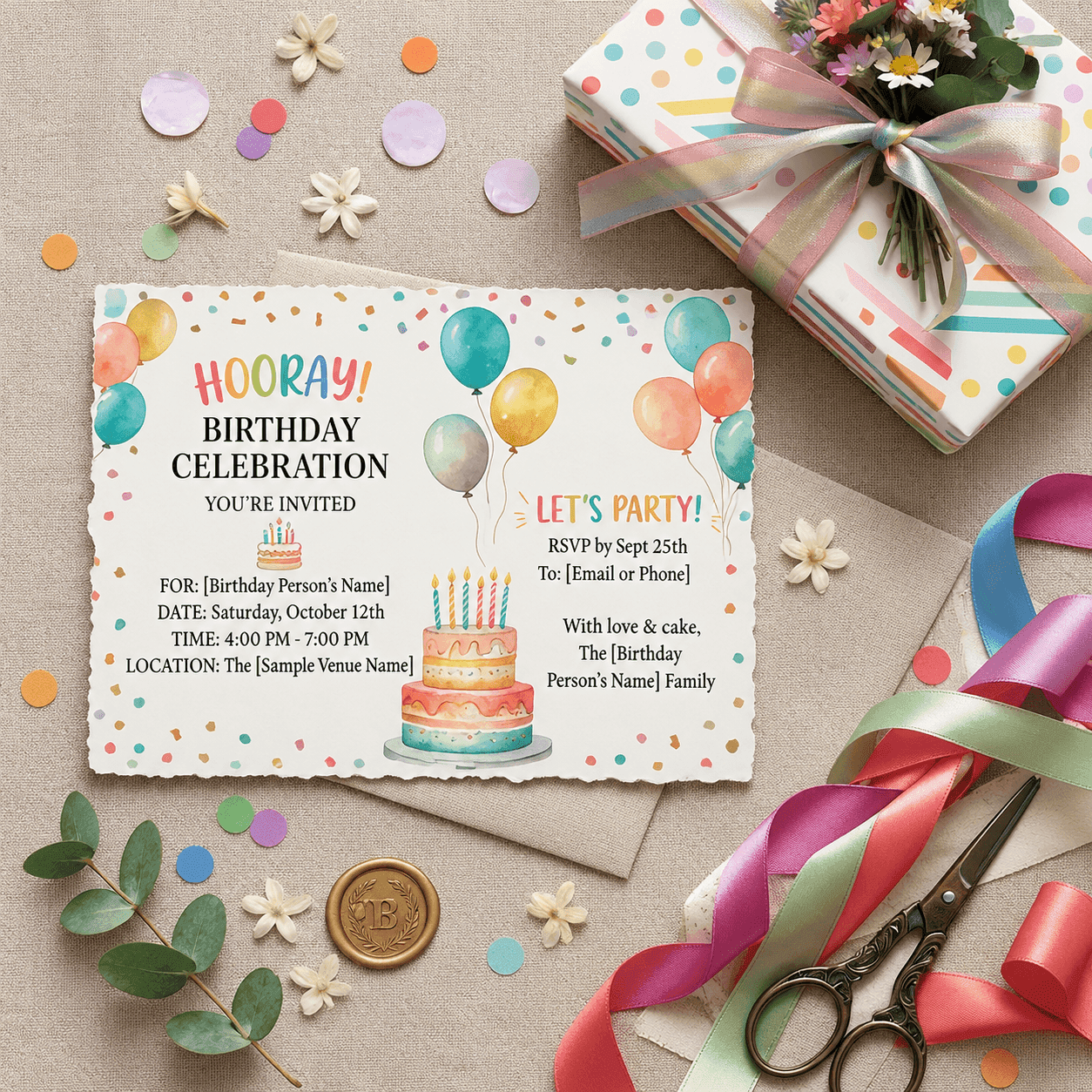 Birthday Invitations