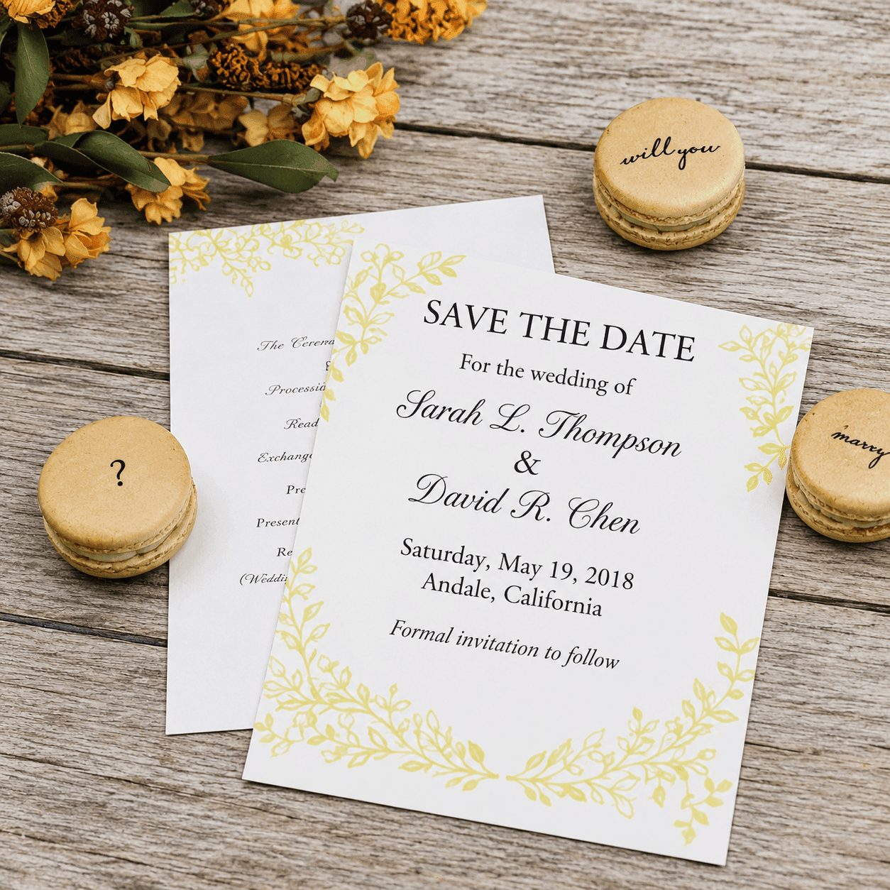 Save The Date Cards