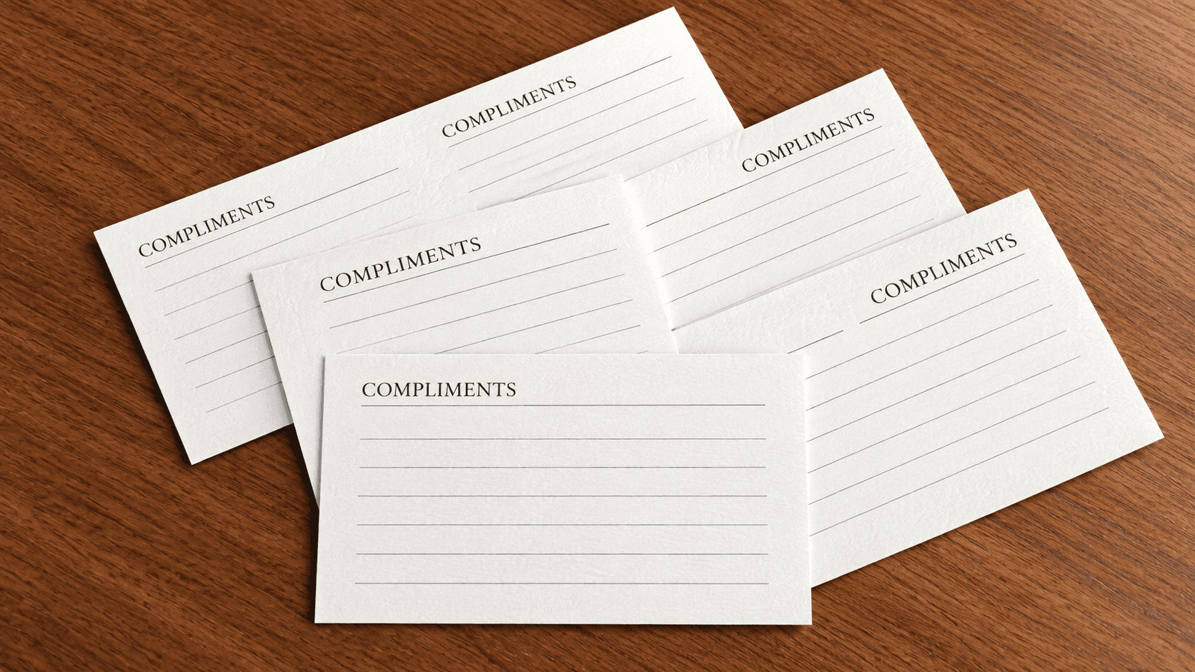 Compliment Slips