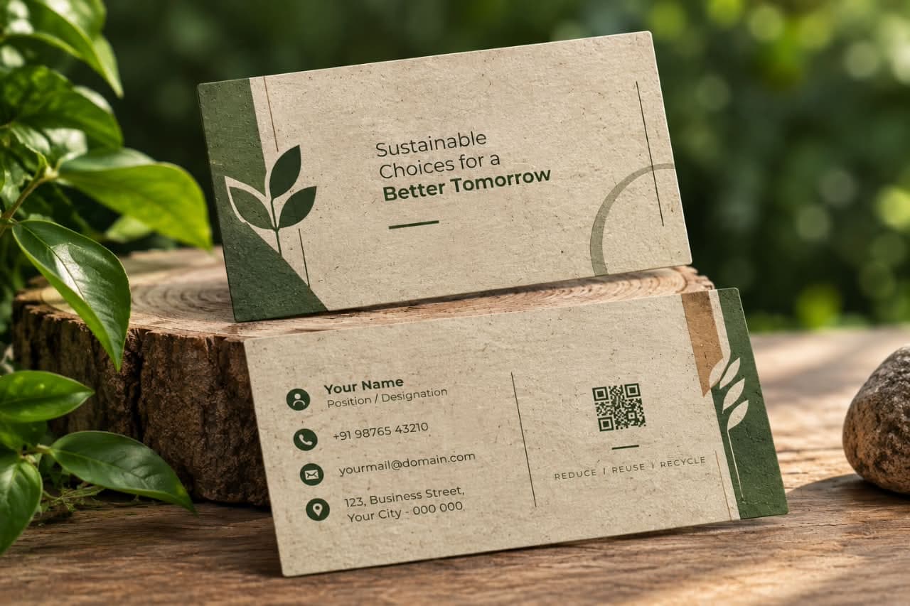 Eco Recycled Business Cards