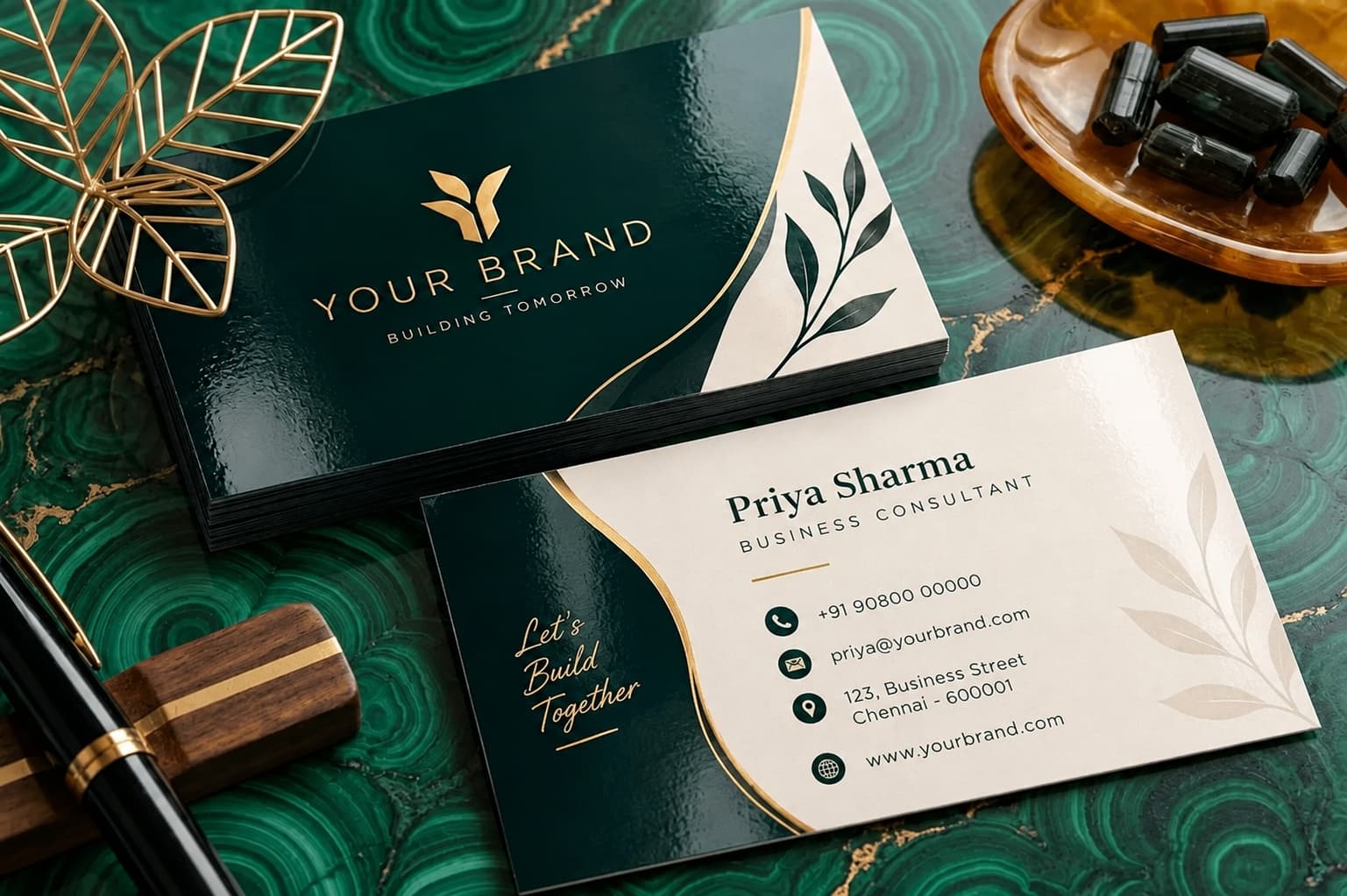 Glossy Visiting Cards