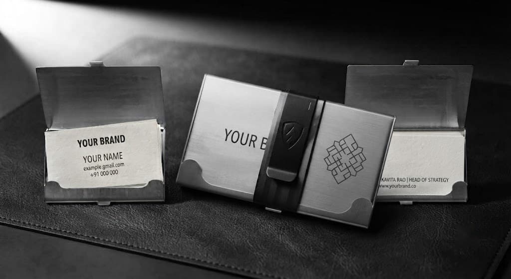 Engraved Metal Visiting Card Holders