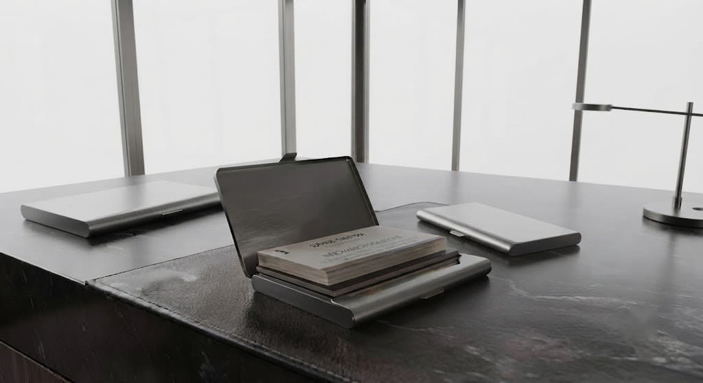 Metal Visiting Card Holder